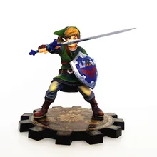 Zelda Link Skyward Sword ПВХ фигурка игрушки Аниме игра Zelda Link Статуэтка 1/7 Коллекционная модель игрушки для Рождественский подарок