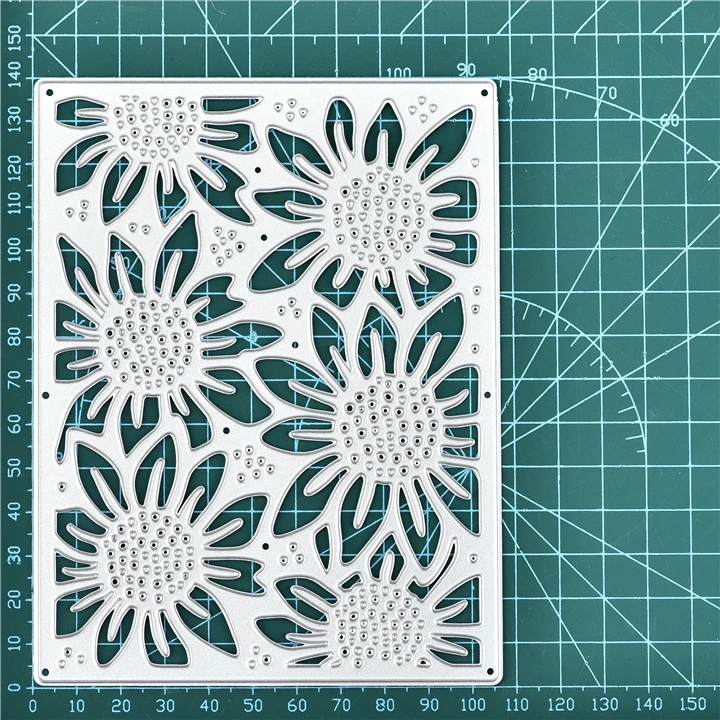 frame die Kokorosa рамка для подсолнуха, металлические режущие штампы, новые трафареты для рукоделия, скрапбукинга, украшения, тиснение, рукоделие, высечки - Цвет: frame die