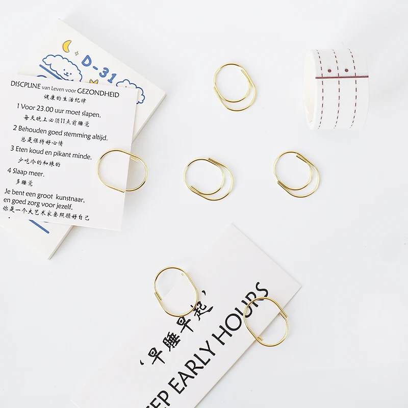 20pcs/lot 19x25mm Baby fat paper clips large wide paper clips paper clips