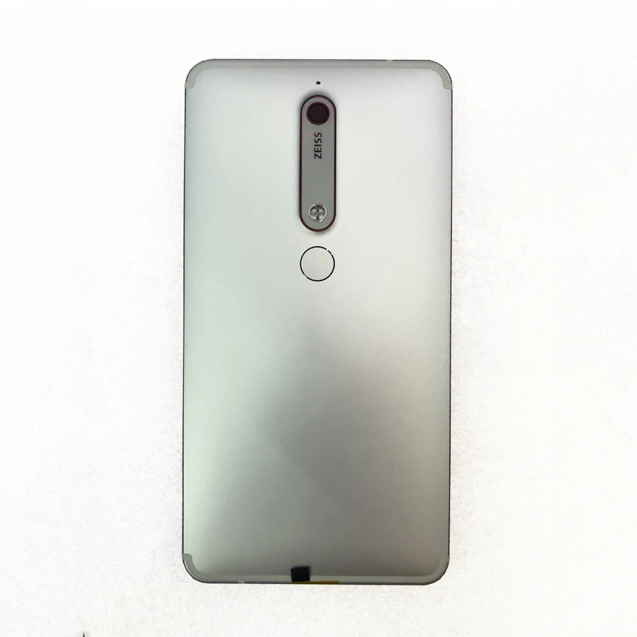 Для Nokia 6,1 TA-1045 1054 1050 1068 корпус батарейного отсека задняя крышка чехол с объективом камеры датчик отпечатков пальцев