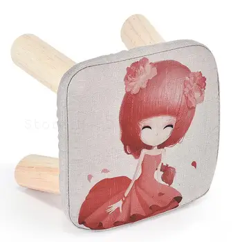 

Low stool change shoes stool solid wood fabric creative children adult small chair sofa wooden bench bench