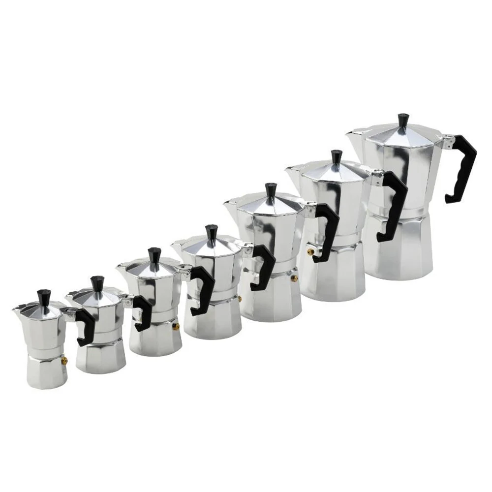 

Aluminum Coffee Moka Maker Pot Top Expresso Latte Stove Percolators new