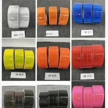 5 см высокий свет Предупреждение Отражающая пленка ПВХ для одежды многоцветный