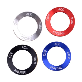 

Aluminum Front Engine Switch Start Stop Button Cover Trim Ring Car Fit for Dodge Challenger Charger 2015 2016 2017 2018 2019