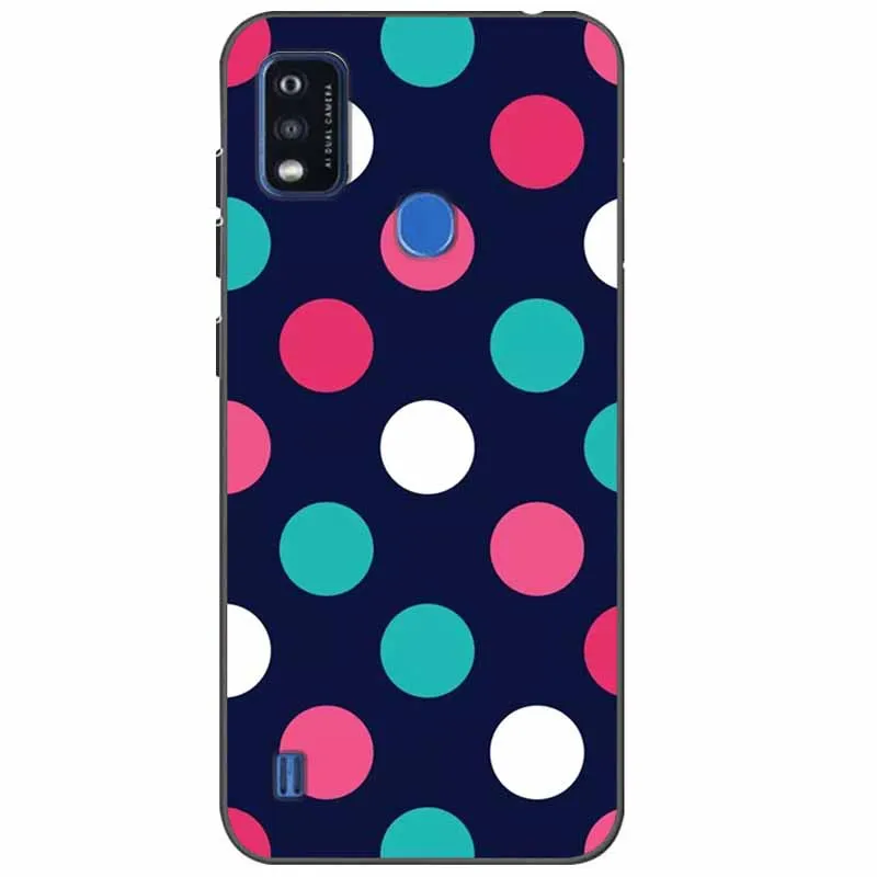 Shockproof Black Soft Silicone Phone Cover with Wolf and Cat Design - Stylish and Durable Protection