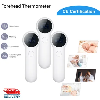 

IR Laser Non-contact Body Forehead Temperature Tester Infrared LCD Display Digital For Baby Adult Smart Handheld Thermometer