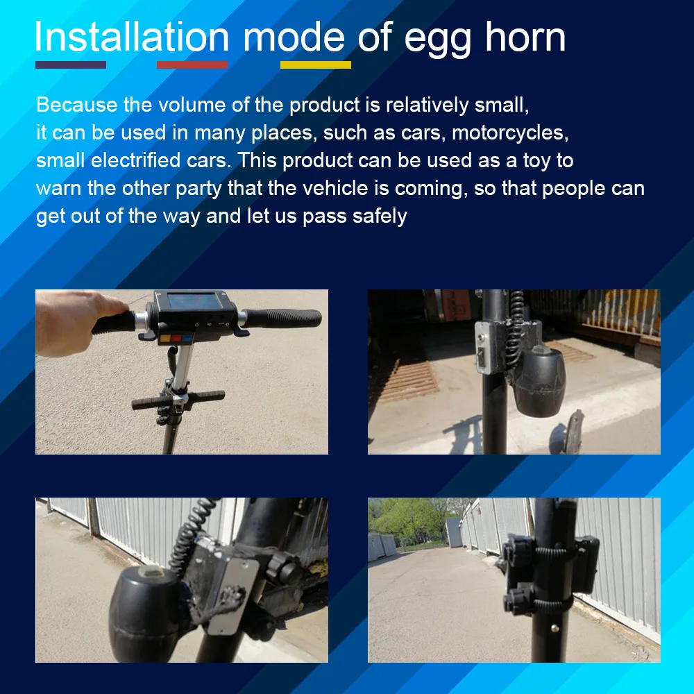 Car 3 Tone Loud Horn Speaker Motorcycle Megaphone Traditional Hooter Ringing Fire Alarm Wailing Ambulance Blaring Police Siren