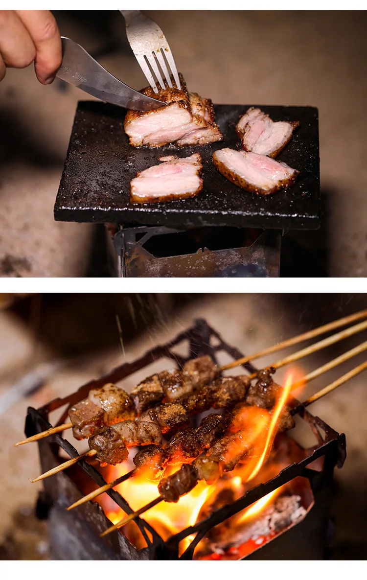 Fogão a Lenha de Titânio Acampamento ao ar Keith Livre Ultra Leve Portátil Mini Fogão Aquecimento Grill Ti2201 6 Keith ti2201 fogão a lenha de titânio