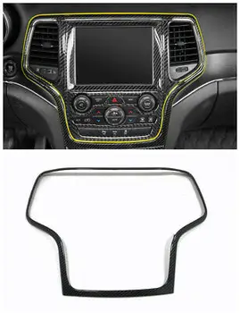 

Carbon Fiber Look Dashboard Navigation Cover for Jeep Grand Cherokee 2014-2018