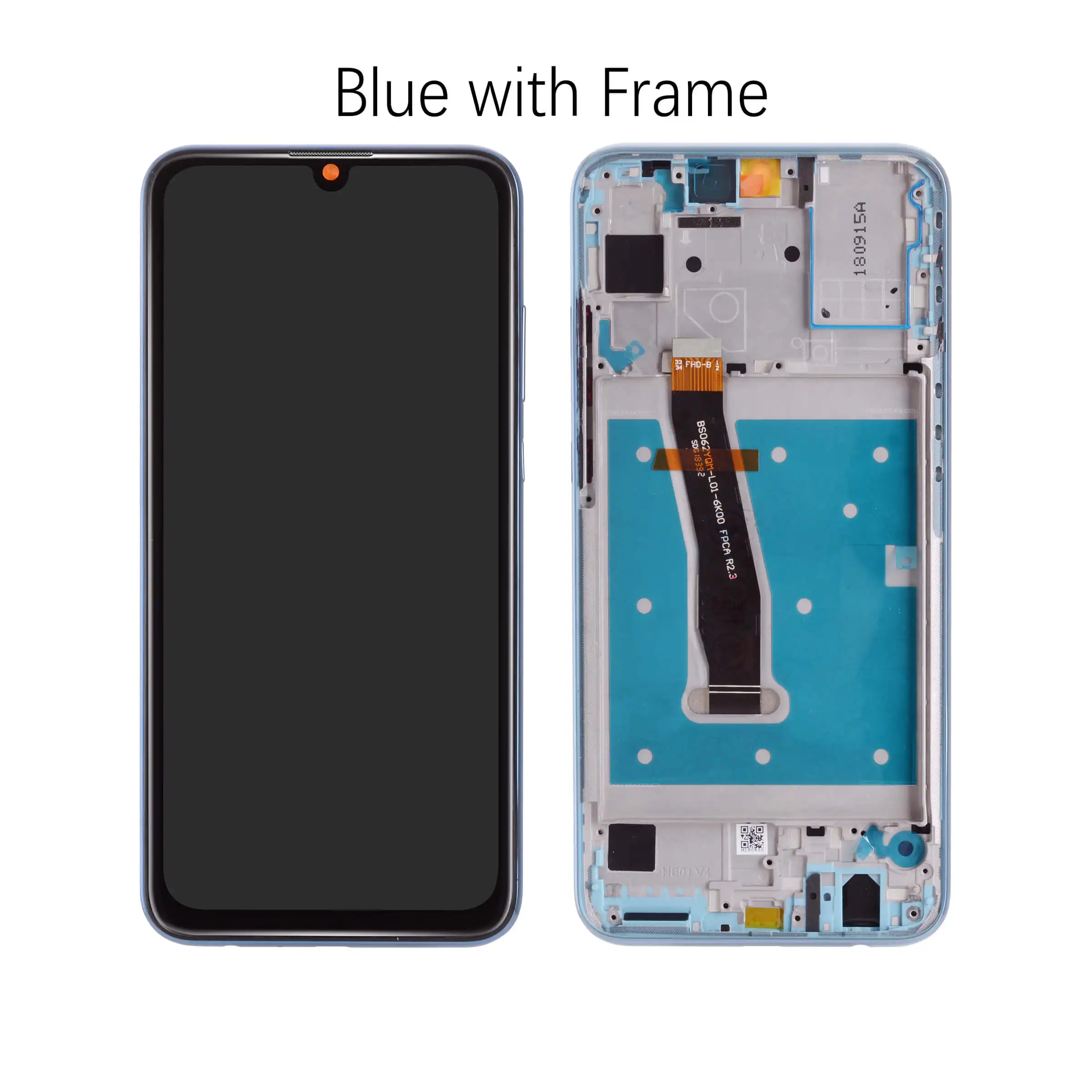 Дисплей для Huawei Honor 10 Lite HRY-LX1 LCD в сборе с тачскрином 6.21'' черный - Цвет: Blue with Frame