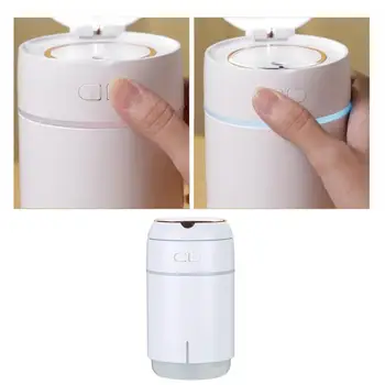 

2 In 1 Makeup Mirror With Humidifier Usb Car Portable Desktop With Night Light Vanity Mirror Atomizer Car Accessories