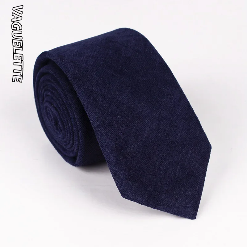409-L VAGUELETTE однотонные черные/красные/зеленые/розовые мужские галстуки для мужчин хлопок ручной работы узкий галстук 6,5 см мужские галстуки - Цвет: 409-L