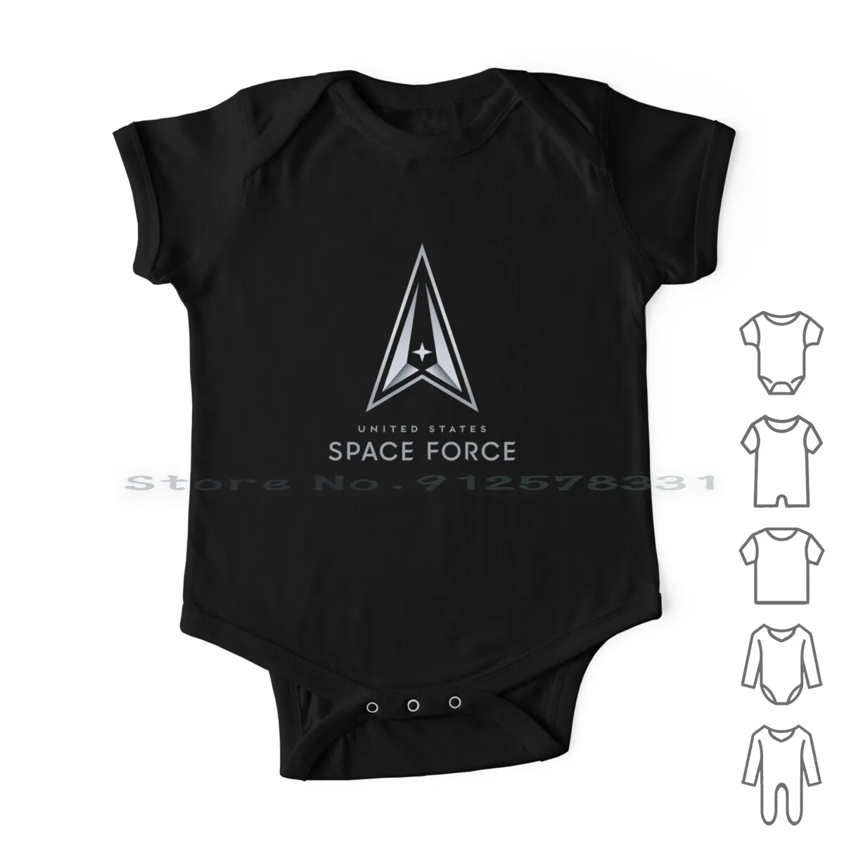 

Us Space Force Official Logo Ussf Newborn Baby Clothes Rompers Cotton Jumpsuits Us Space Force Official Logo Force America