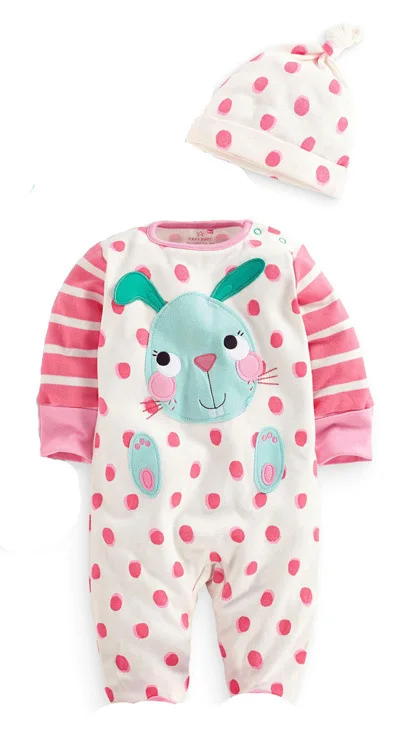 Одежда для малышей, хлопок, унисекс, Комбинезоны для маленьких мальчиков и девочек, летняя Милая одежда с короткими рукавами и рисунком для малышей - Цвет: 3