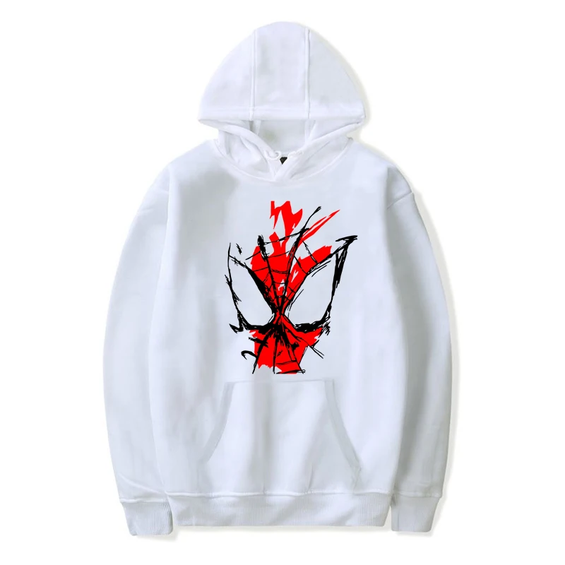 

Women Men Harajuku Long Sleeve Hoodies Spider Man Far From Home Hooded Sweatshirts Pullovers Unisex Casual Cotton Hoodie