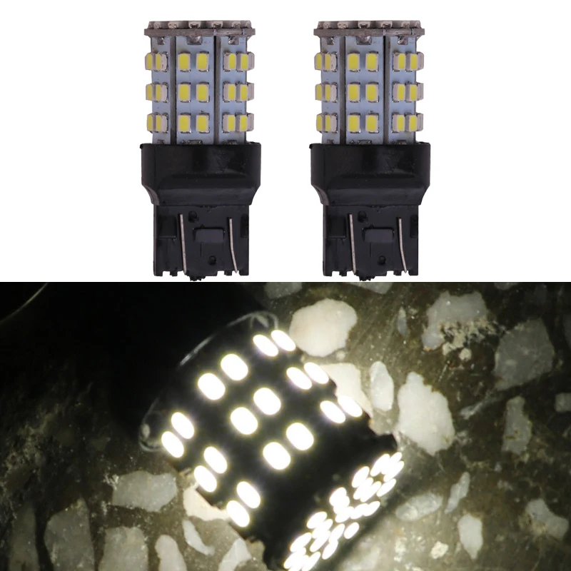 

10PCS Car reverse Light 1156 1157 7443 T20 W21 5W LED Bulbs 12V Car Lights Turn Signal Brake Reverse Tail Lamp Brake Lights