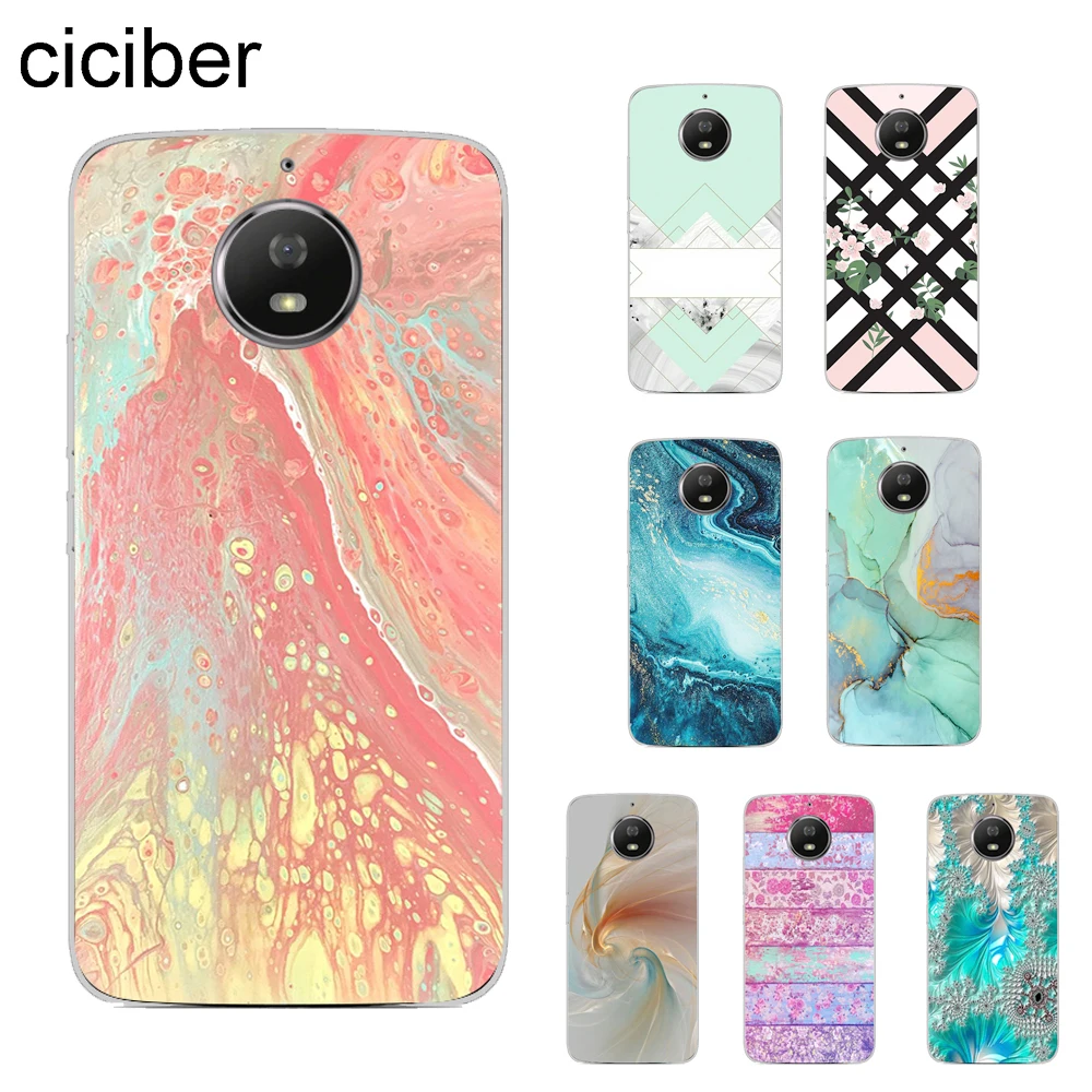 Ciciber мраморный Полосатый чехол для Motorola Moto ONE C Z2 Z3 G5 G4 G5S G6 P30 E3 E4 E5 Plus Play Power X4 M чехлы
