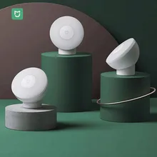 MIJIA индукционный ночной Светильник второго поколения, бытовой индукционный Ночной светильник, просо, бытовой светодиодный ночной индукционный светильник гирлянда светильник ночник люстра