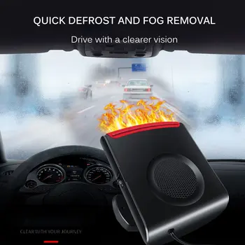 

2 In 1 Multifunctional 12V 500W Car Auto Heater Air Purifier Cooler Dryer Demister Defroster Hot Warm Fan Car Accessories