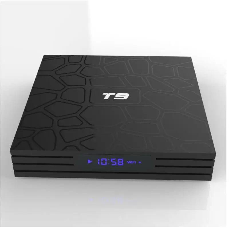 T9 Smart tv Rockchip Android RK3318 1080P 4K Googleplay 64 Гб ТВ-бокс с USB 3,0