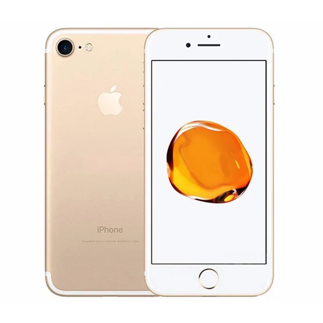 Разблокированный смартфон Apple iPhone 7 4G LTE 32 ГБ/128 Гб ПЗУ NFC 1960 мАч IOS мобильный телефон используется 99% Новинка - Цвет: Gold