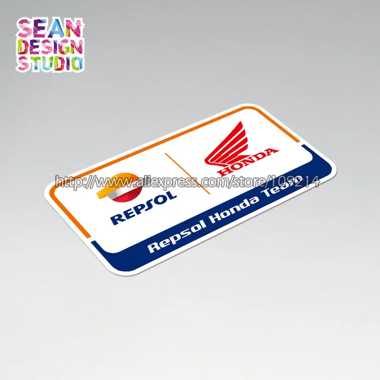 Для Honda Repsol Motor Oil наклейка на шлем Moto Auto Decal sticker Waterproof 12 | Автомобили и мотоциклы