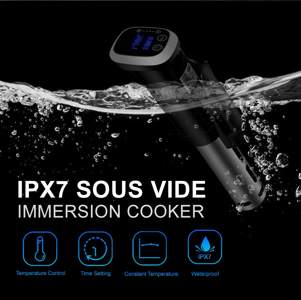 biolomix geração sous vide fogão máquina circulador prova daccurate água de cozimento preciso com display digital led