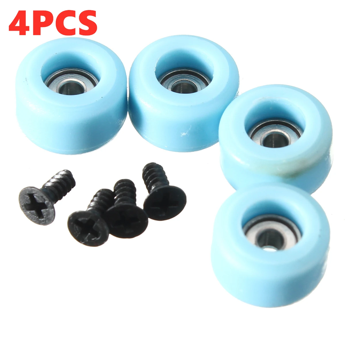 4 Pcs/Set Professional Urethane CNC Bearing Wheels for Wooden Fingerboard