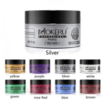 

Portable Hair Color Wax Disposable Non-toxic Temporary Modeling Multi-Color Hair Color Wax Mud: