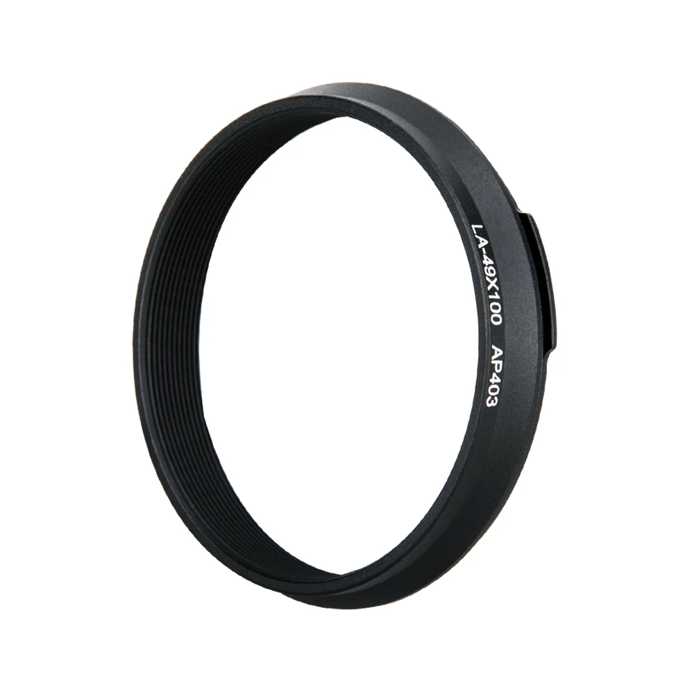 49mm Metall linsen filter Adapter ring für Fuji x100vi x100v x100f x100t x100s x100 Konvertierungs objektiv ersetzen Fujifilm AR-X100 Schwarz – Detail 6