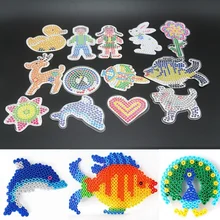 2 шт. бусины Хама 5 мм DIY Pegboard Jigsaw fuse Beads Puzzles Peg boards Ремесло Peg boards детские развивающие игрушки для детей