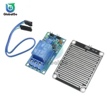12V Humidity Relay Control Module With 2Pin Cable Raindrops Rain Water Sensor Switch Controller Module For Arduino Robot Kit 12V Humidity Relay Control Module With 2Pin Cable Raindrops Rain Water Sensor Switch Controller Module For Arduino Robot Kit