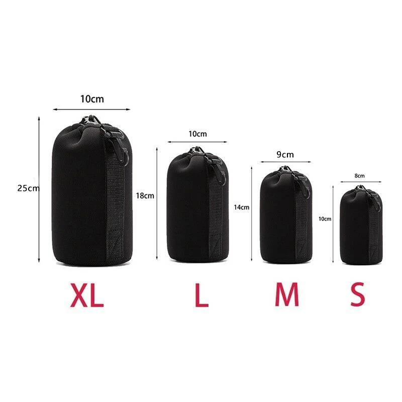 Чехол для Камеры набор кошельков чехол для объектива маленький средний большой и очень большой для DSLR камеры сумка для объектива противоударный объектив посылка