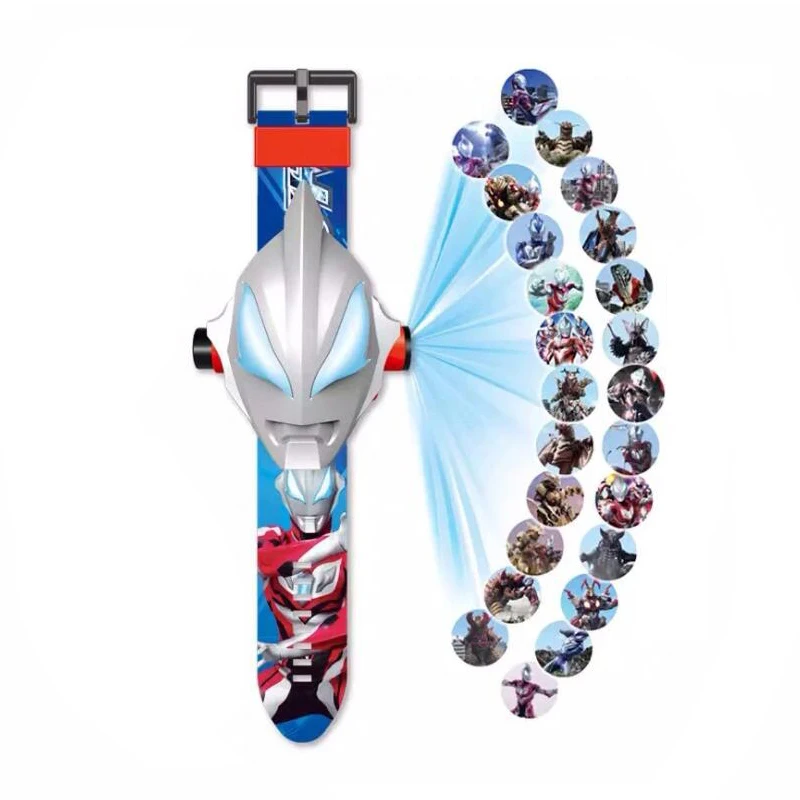 Bandai игрушка Diga Ultraman проекционные часы пазл обучение резиновый материал детские