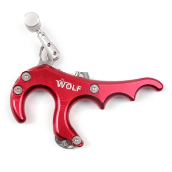 

Outdoor 4 Finger Caliper Bow Release Grip Compound Bow Archery Release Aid Grip Caliper For Shooting Accessories