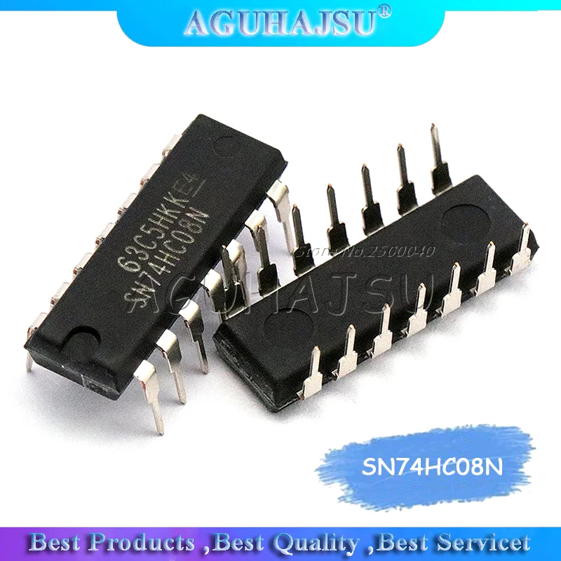 10 шт. SN74HC08N DIP14 SN74HC08 DIP 74HC08N 74HC08 DIP-14 Новый и оригинальный IC | Электронные компоненты