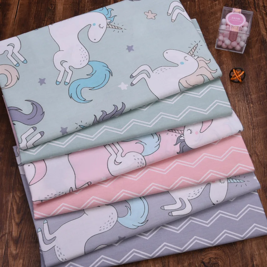 Ткань хлопок для шитья детский принт рисунок хлопчатобумажная DIY постель белье простыня наволочка быстрая россия