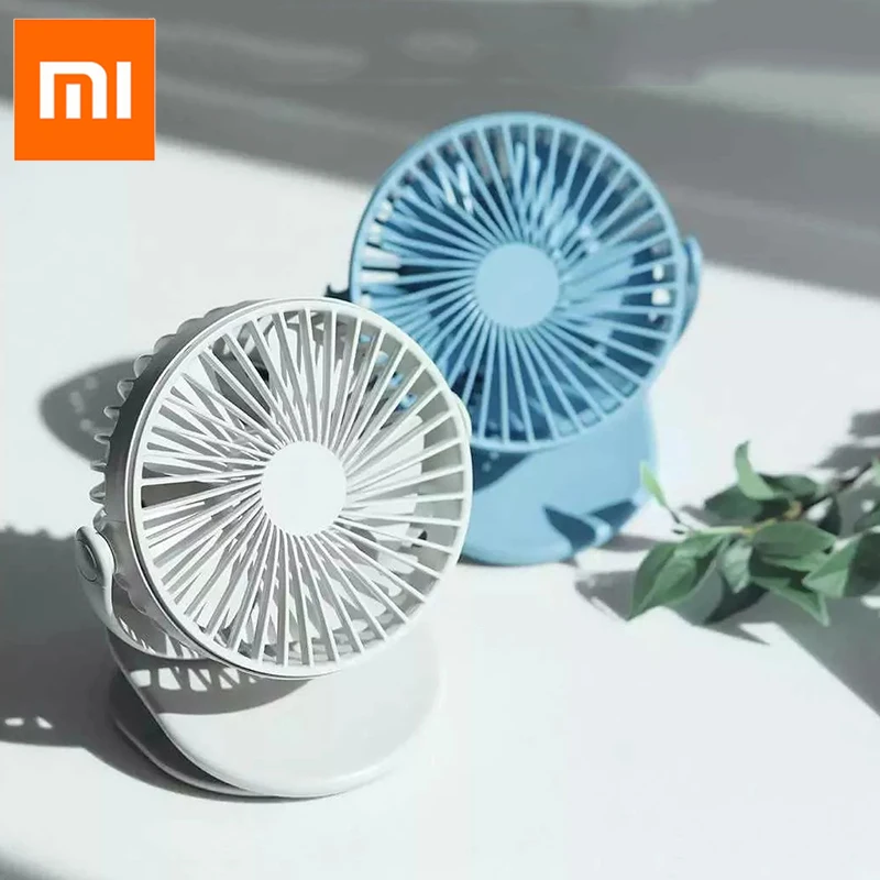 

XIAOMI SOLOVE Mini 360 Degree Rotating Clip-on Fan 3 Speed Handheld USB Electric Fan For Dormitory Office Home Portable