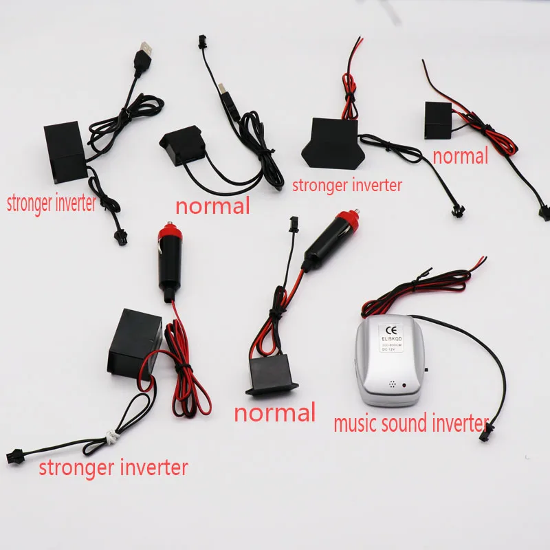 Драйвер питания для световой ленты мини инвертор 5 В USB 1 м 185 мм Кабель EL Wire