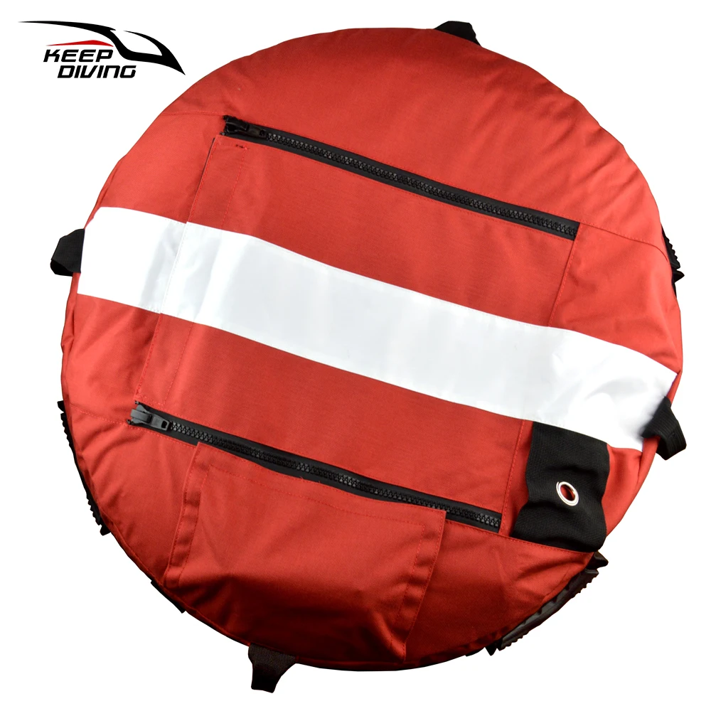 High-Visibility-Heavy-Scuba-Freediving-Training-Buoy-Diver-Down-Flag-Float-Marker-Safety-Buoyancy-Signal-Float (2)