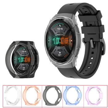 

New Fashion Soft TPU Watch Case Bracelet Protective Watch Cover Hard Shockproof Screen Protector For huawei Watch GT2e strapband