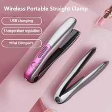 Новинка, ЖК-дисплей, беспроводные керамические пластины, утюжок для выпрямления волос, инструменты для укладки, профессиональные щипцы для завивки волос, выпрямитель для волос