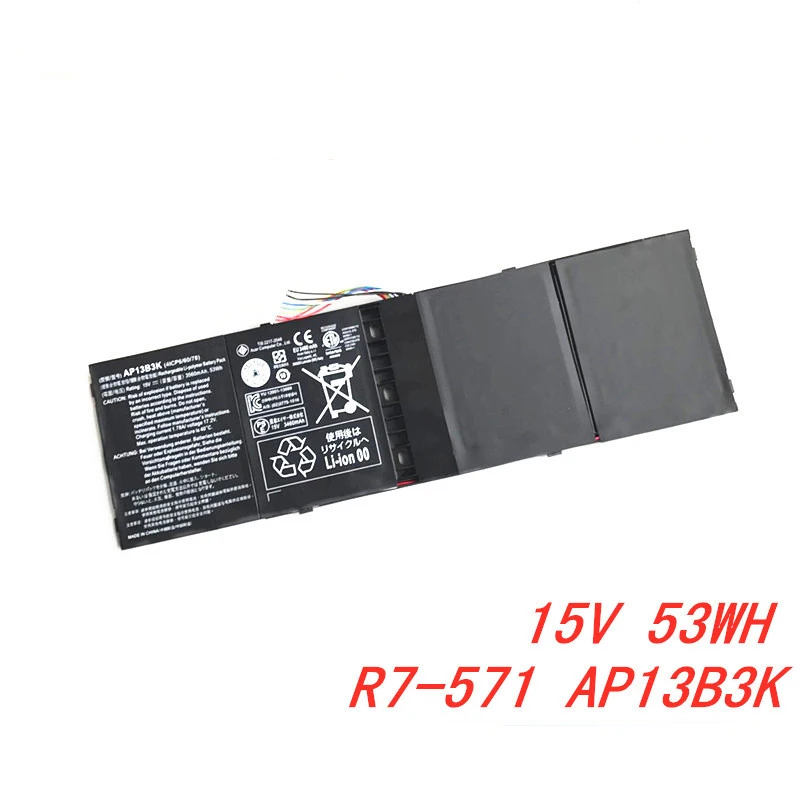 Оригина для ноутбука Батарея AP13B3K для acer Aspire V5 R7 V5-572G V5-573G V5-472G V5-473G V5-552G M5-583P V5-572P R7-571 AP13B8K