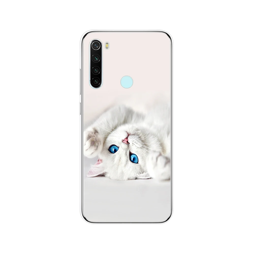 34290 Силиконовый чехол для xiaomi redmi note 8, чехол из мягкого ТПУ, чехол для redmi note 8 T, redmi note 8 pro, бампер с рисунком милых цветов - Цвет: 34290
