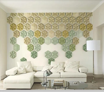 

Papel de parede 3d hexagonal nordic modern mosaic geometric wallpaper,living room tv wall kitchen bedroom wall papers home decor
