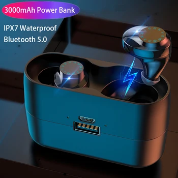 

Noise Isolating Earbuds in Ear Portable Headphones Hifi Stereo Sweatproof Earphone with Microphone Binaural Calls TWS Earpiece