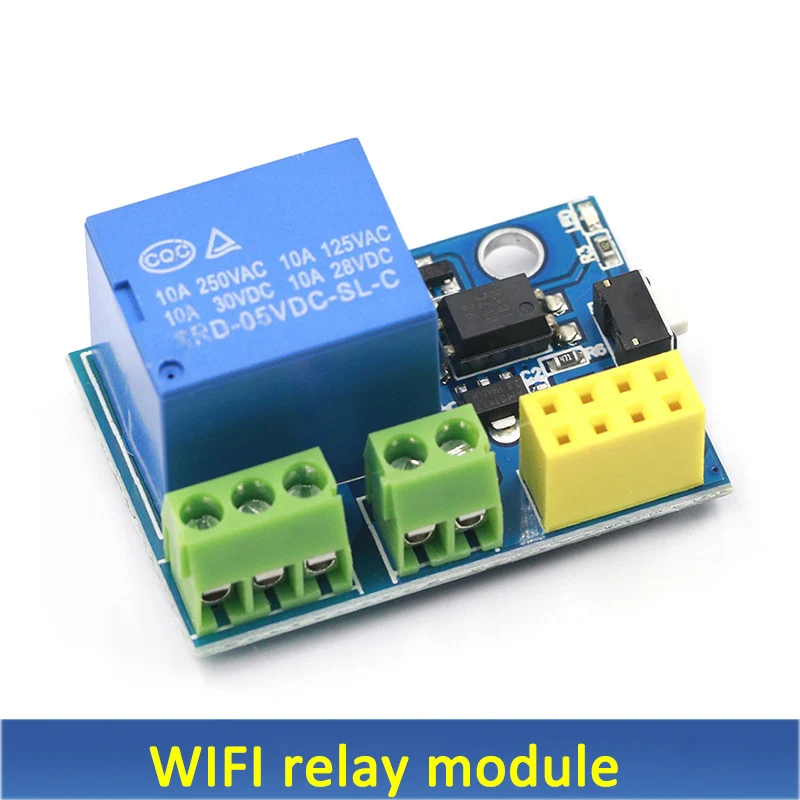 WiFi relay module ESP8266 5 в WiFi релейный модуль вещи умный дом дистанционное управление переключатель телефон приложение ESP-01 релейный модуль - Цвет: WiFi relay module