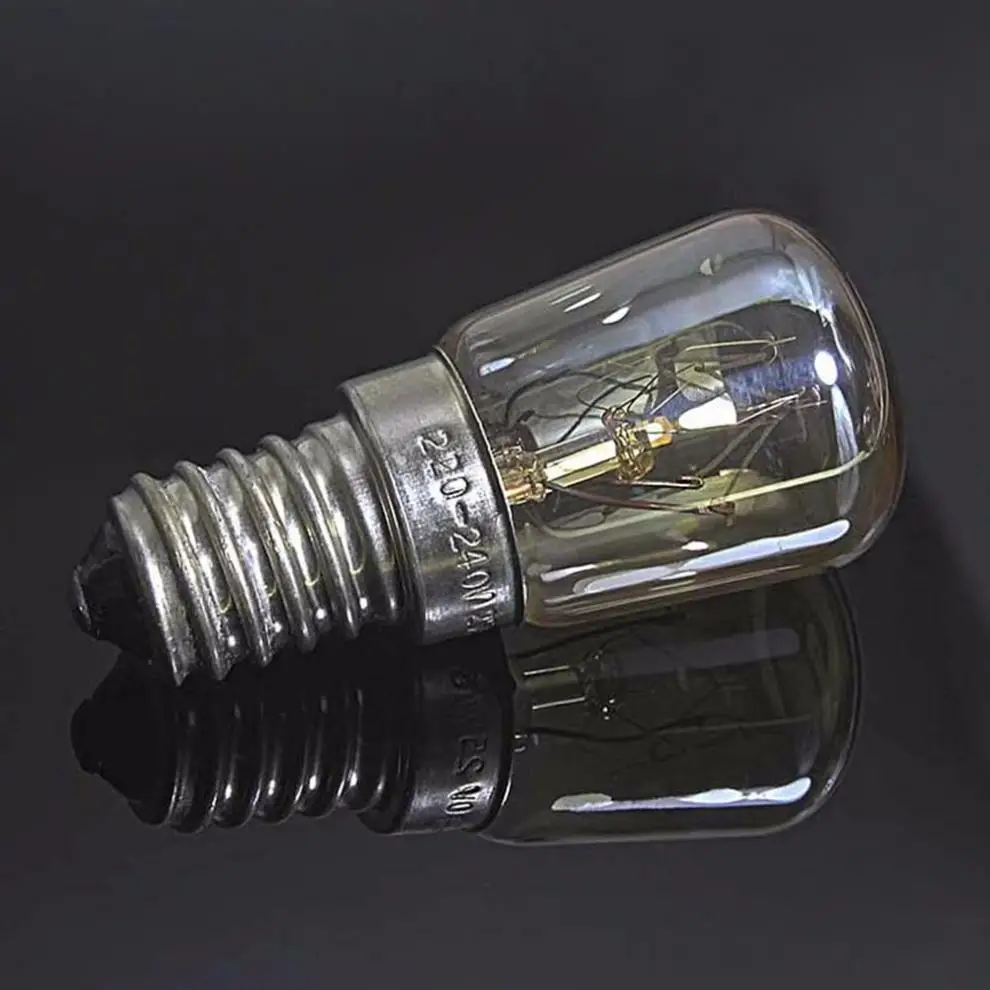 Ampoule de four haute température, 25W, 220-240V, E14 300, résistante à la vapeur, pour grille-pain, lampe de maintien pour cuisinière