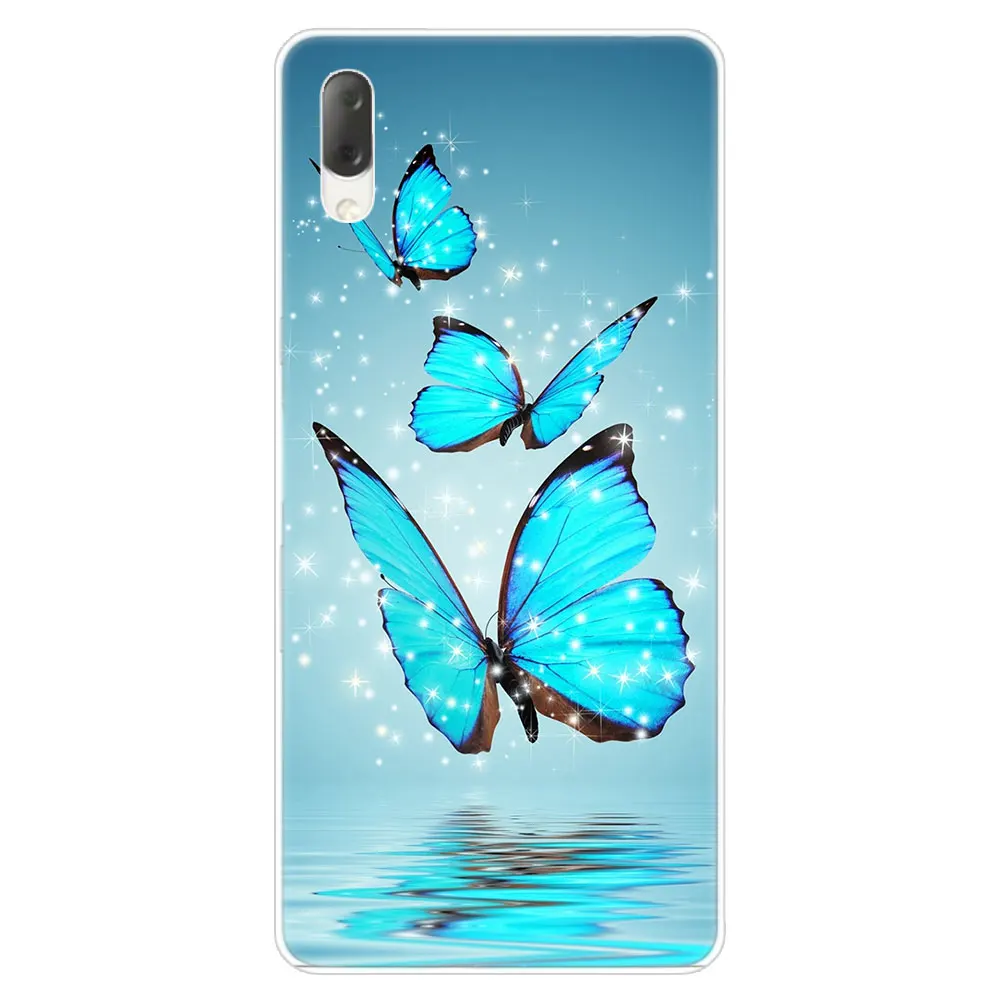 005 Милое Платье с бабочками и цветами жесткий чехол для Sony Xperia L1 L2 L3 X XA XA1 XA2 XA3 ультра 10 плюс E5 XZ XZ1 XZ2 компактный XZ3 XZ5 2 20 крышка - Цвет: 005