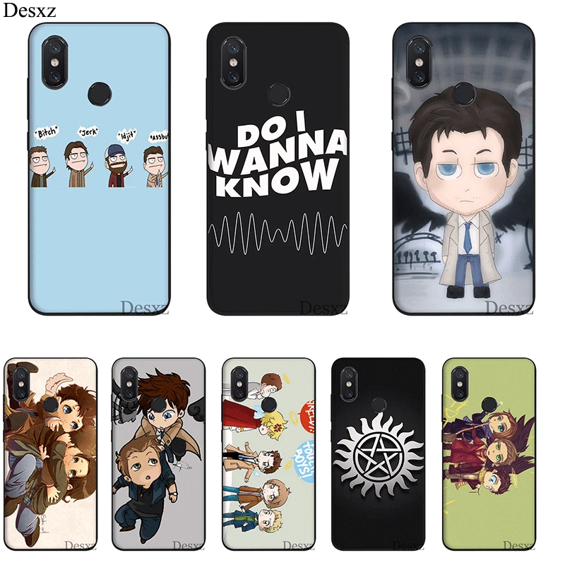 Phone Case For Xiaomi Mi A3 CC9 E 9T Pro MAX 3 SE F1 A1 A2 6 8 5X 6X Lite Cover Cool Supernatural Tv Logo | Мобильные телефоны и
